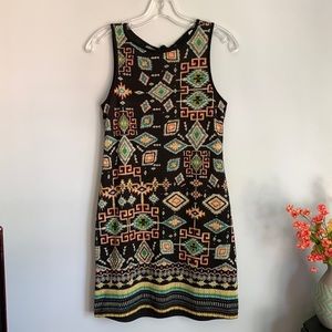 Xhilaration Aztec print dress size Medium